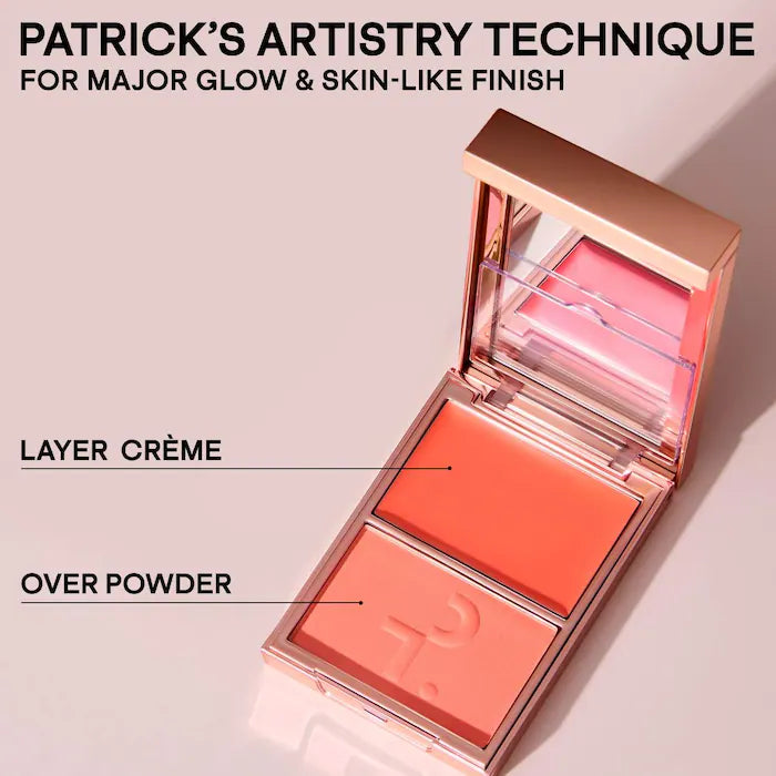 Patrick TA Double-Take Crème & Powder Blush Duo - PRE ORDEN