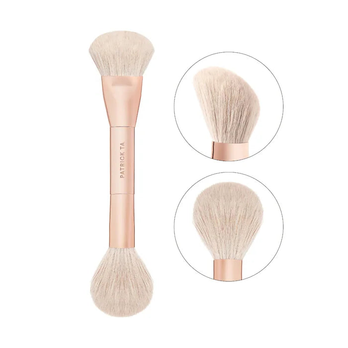 PATRICK TA Dual Ended Blush Brush - PRE ORDEN