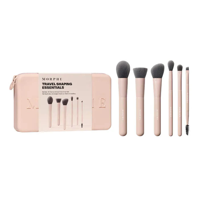 Morphe Bamboo & Charcoal-Infused Travel Brush Set - PRE ORDEN