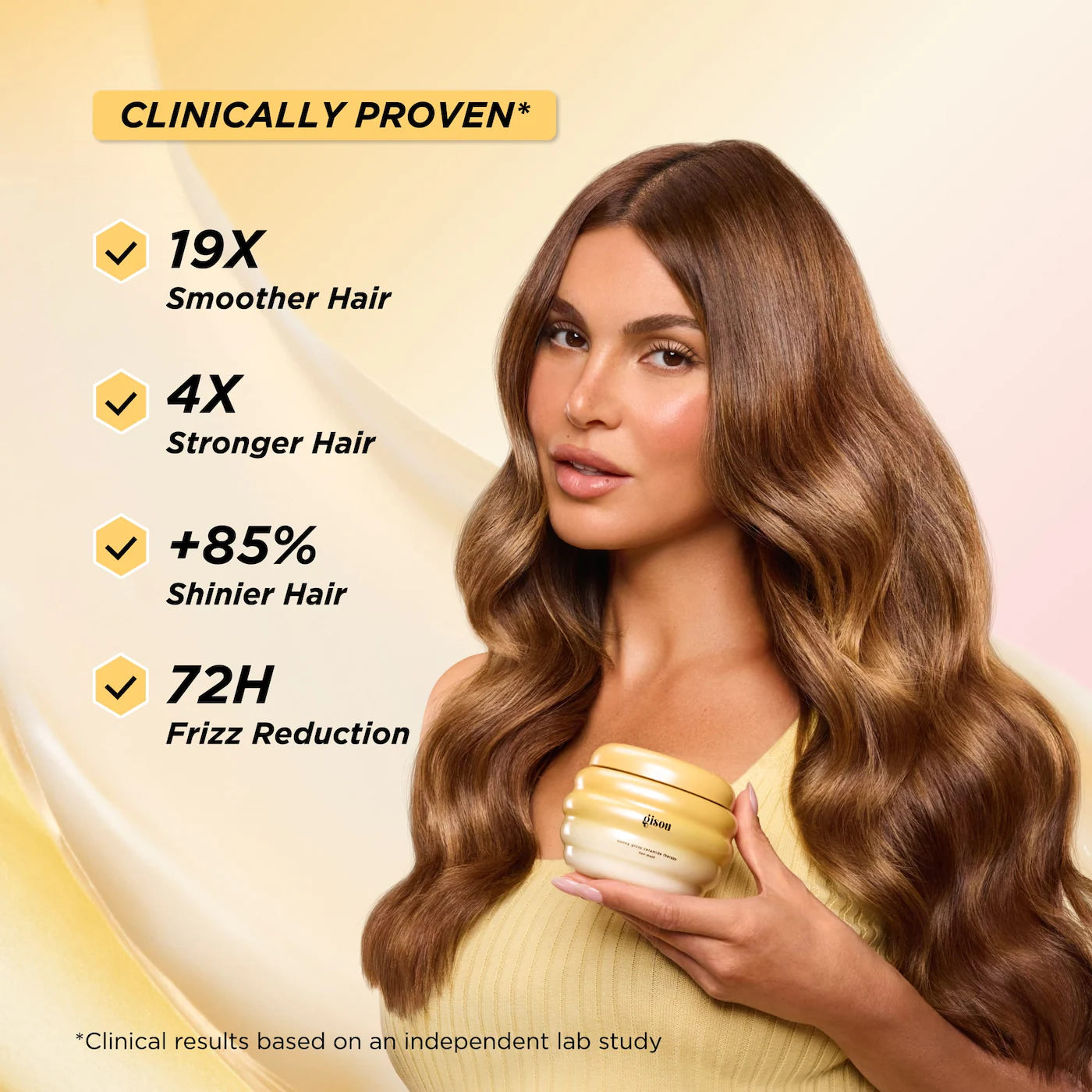 Gisou Honey Gloss Ceramide Therapy Hydrating Hair Mask - PRE ORDEN