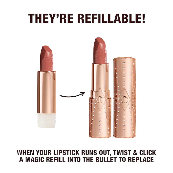 Charlotte Tilbury K.I.S.S.I.N.G Satin Shine Lipstick - PRE ORDEN