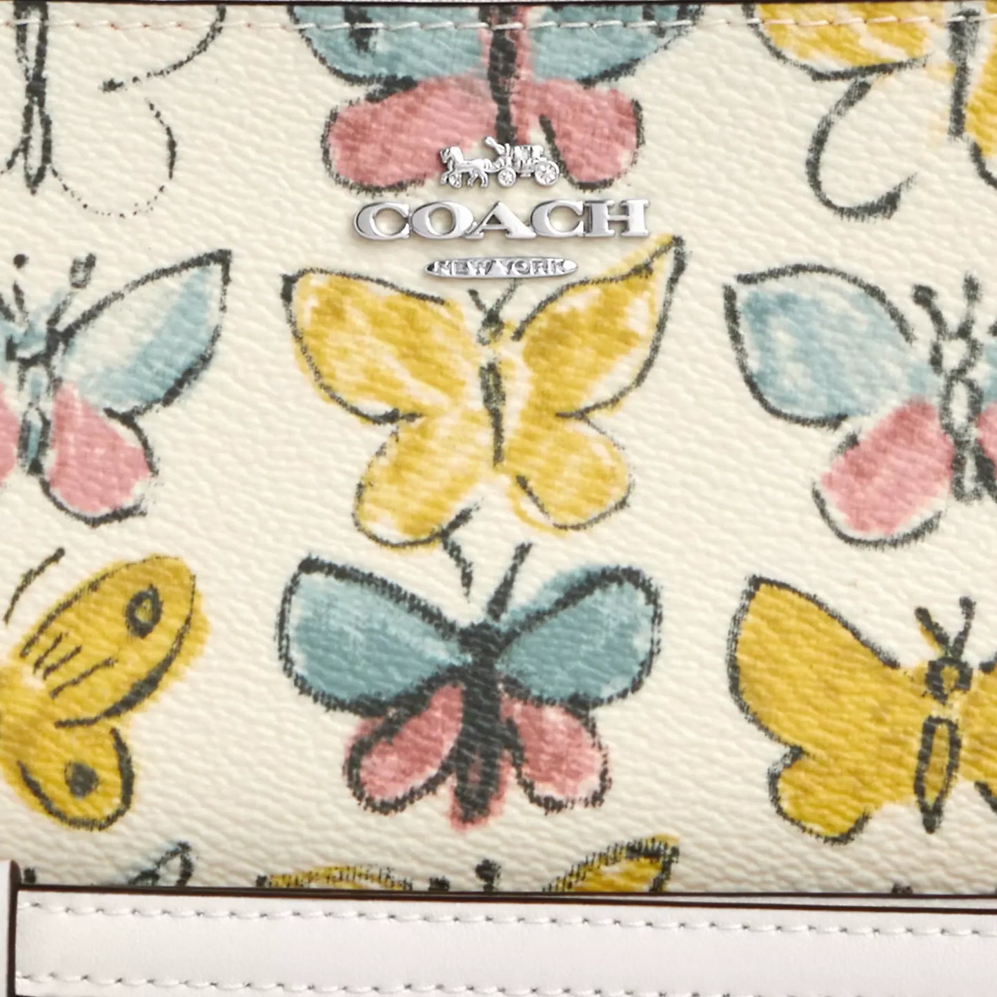 Coach long zip around wallet with butterfly print - PRE ORDEN