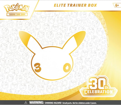 Pokémon TCG: 30TH Celebration Elite Trainer Box - ENTREGA INMEDIATA