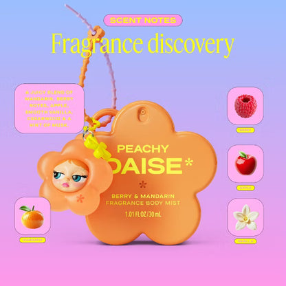 DAISE Mini Body Mist + Charm - Peachy - PRE ORDEN