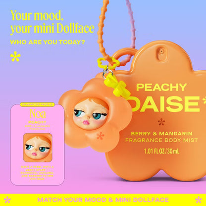 DAISE Mini Body Mist + Charm - Peachy - PRE ORDEN