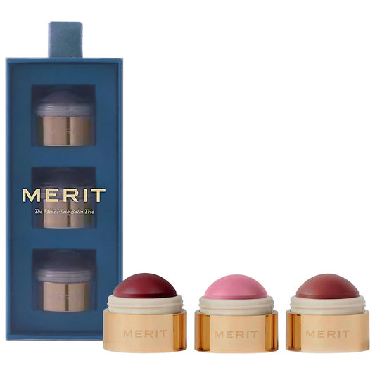 MERIT Mini Flush Balm Cream Blush Trio Set - PRE ORDEN