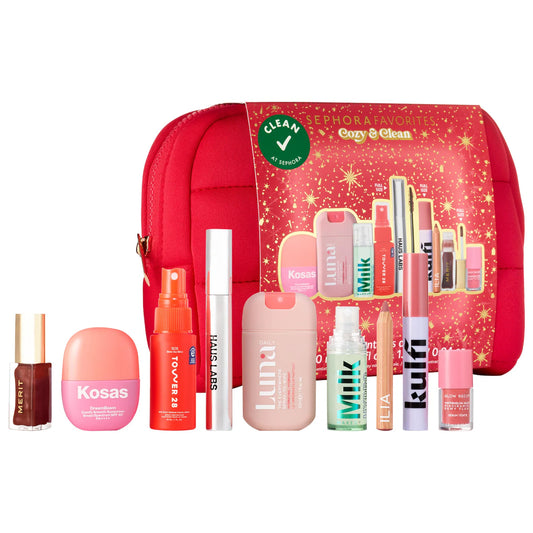 Sephora Favorites  Cozy & Clean Makeup Value Set - PRE ORDEN