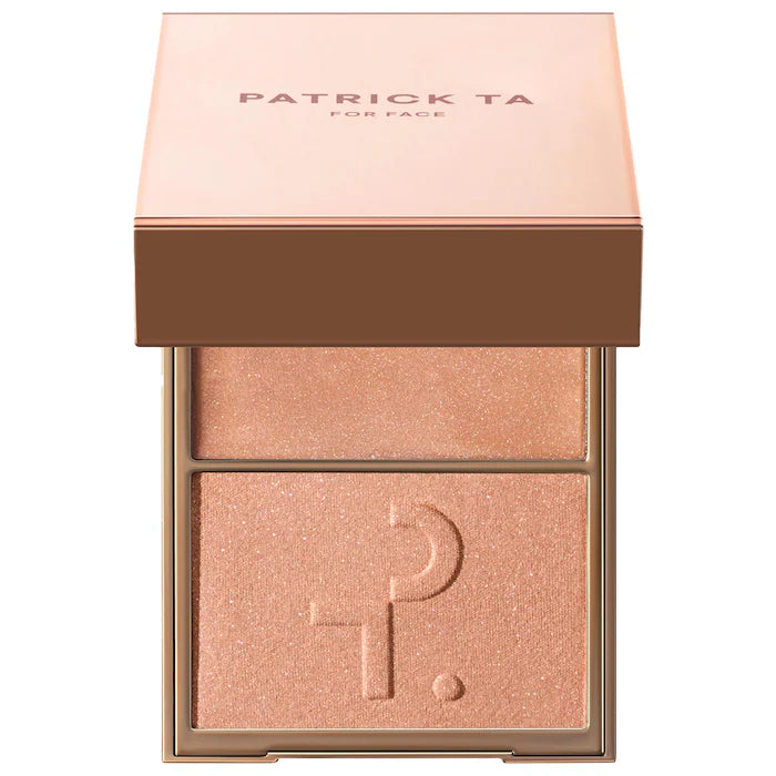 PATRICK TA Glow Crème & Powder Reflecting Translucent Highlighter Duo - PRE ORDEN