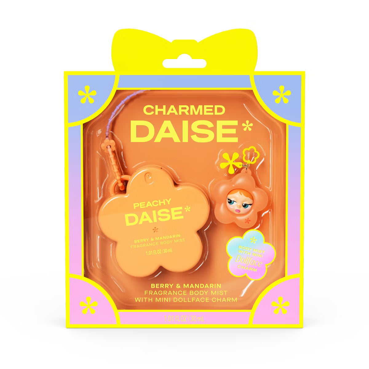 DAISE Mini Body Mist + Charm - Peachy - PRE ORDEN
