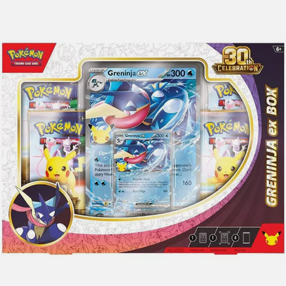Pokemon TCG: 30th Celebration Greninja ex Box - ENTREGA INMEDIATA