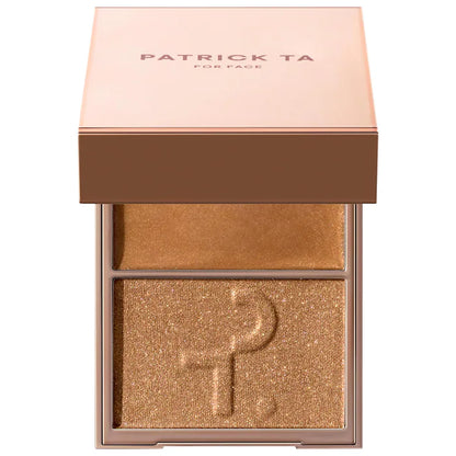 PATRICK TA Glow Crème & Powder Reflecting Translucent Highlighter Duo - PRE ORDEN