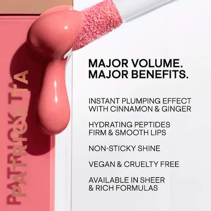 PATRICK TA Major Volume Plumping Lip Gloss - PRE ORDEN