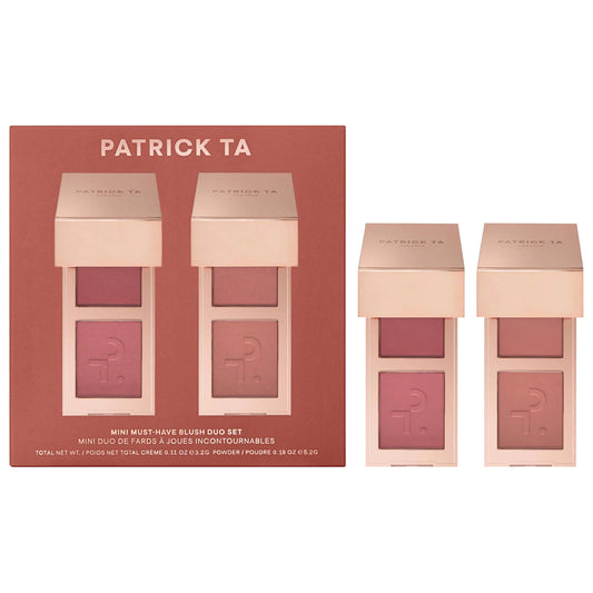 PATRICK TA  Mini Double-Take Crème & Powder Blush Duo Set - ENTREGA INMEDIATA