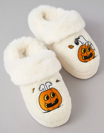 Ae Snoopy Pumpkin Scuff Slipper - PRE ORDEN