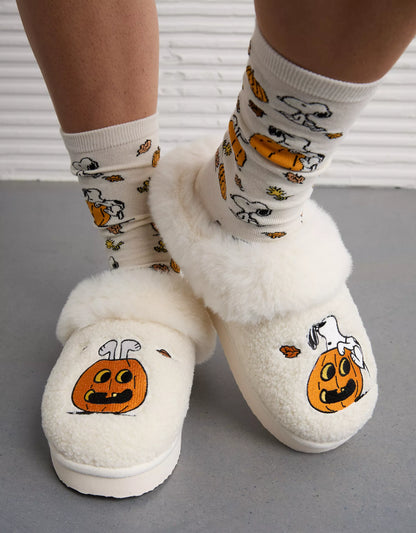 Ae Snoopy Pumpkin Scuff Slipper - PRE ORDEN
