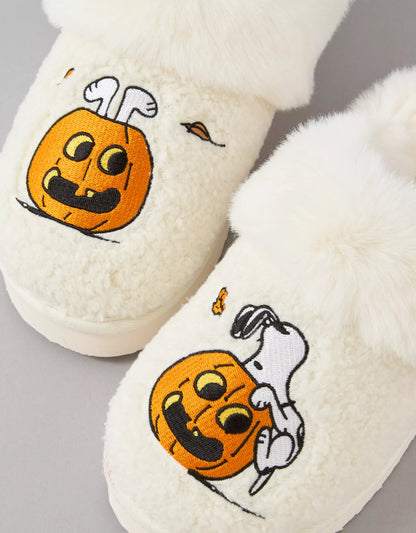 Ae Snoopy Pumpkin Scuff Slipper - PRE ORDEN