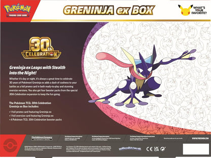 Pokemon TCG: 30th Celebration Greninja ex Box - ENTREGA INMEDIATA