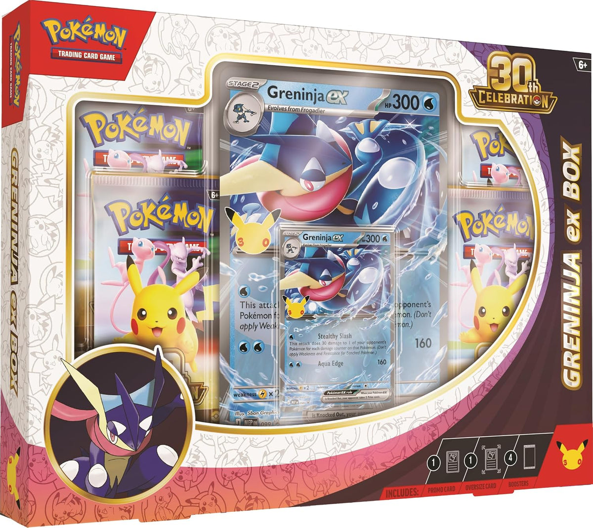 Pokemon TCG: 30th Celebration Greninja ex Box - ENTREGA INMEDIATA