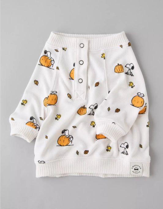 Ae ABO Snoopy Pumpkin Plush Dog PJ Shirt - PRE ORDEN