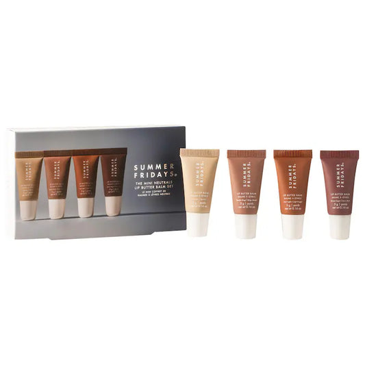 Summer Fridays The Mini Neutrals Lip Butter Balm Set - PRE ORDEN