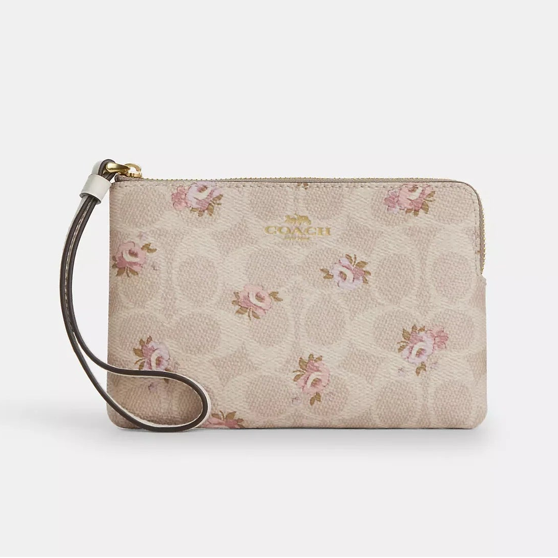 Coach wristlet muñequera with floral print - PRE ORDEN