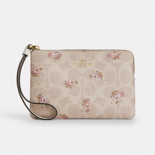 Coach wristlet muñequera with floral print - PRE ORDEN