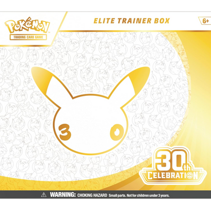 Pokémon TCG: 30TH Celebration Elite Trainer Box - ENTREGA INMEDIATA
